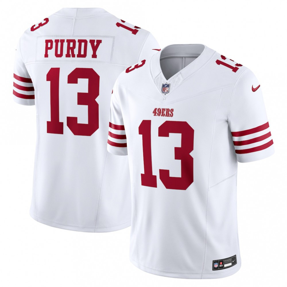 Brock Purdy San Francisco 49ers Nike Vapor F.U.S.E. Limited Jersey - White-League Wear Hub