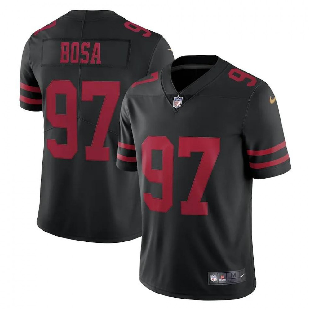 Nick Bosa San Francisco 49ers Nike Vapor Limited Jersey - Black-League Wear Hub