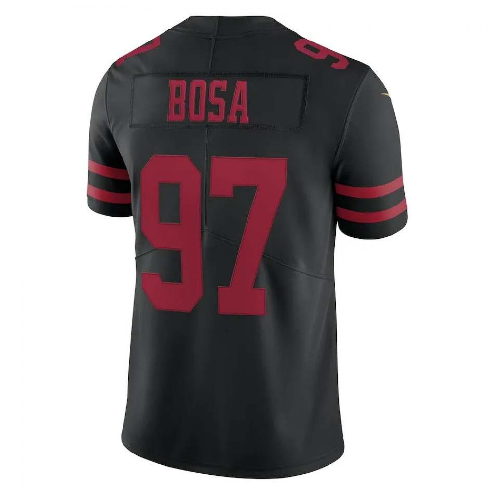 Nick Bosa San Francisco 49ers Nike Vapor Limited Jersey - Black-League Wear Hub