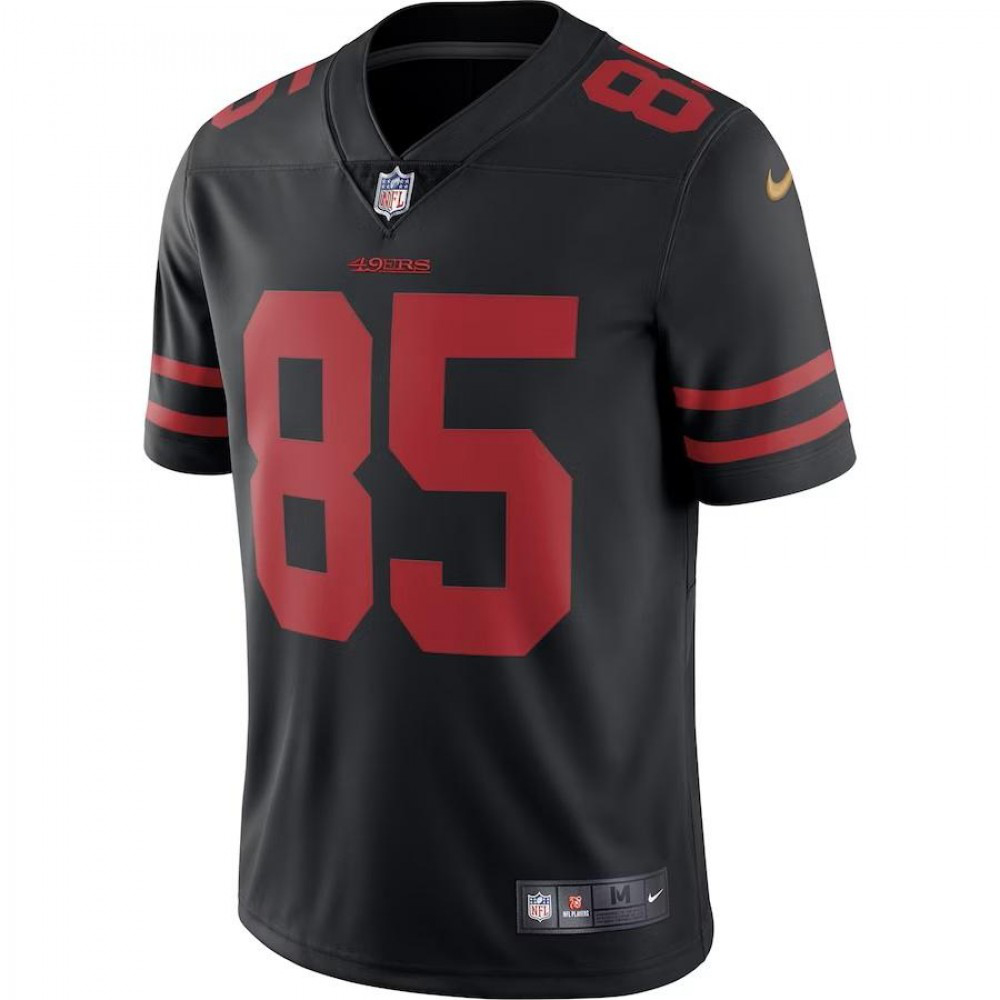 George Kittle San Francisco 49ers Nike Vapor Limited Jersey - Black-League Wear Hub