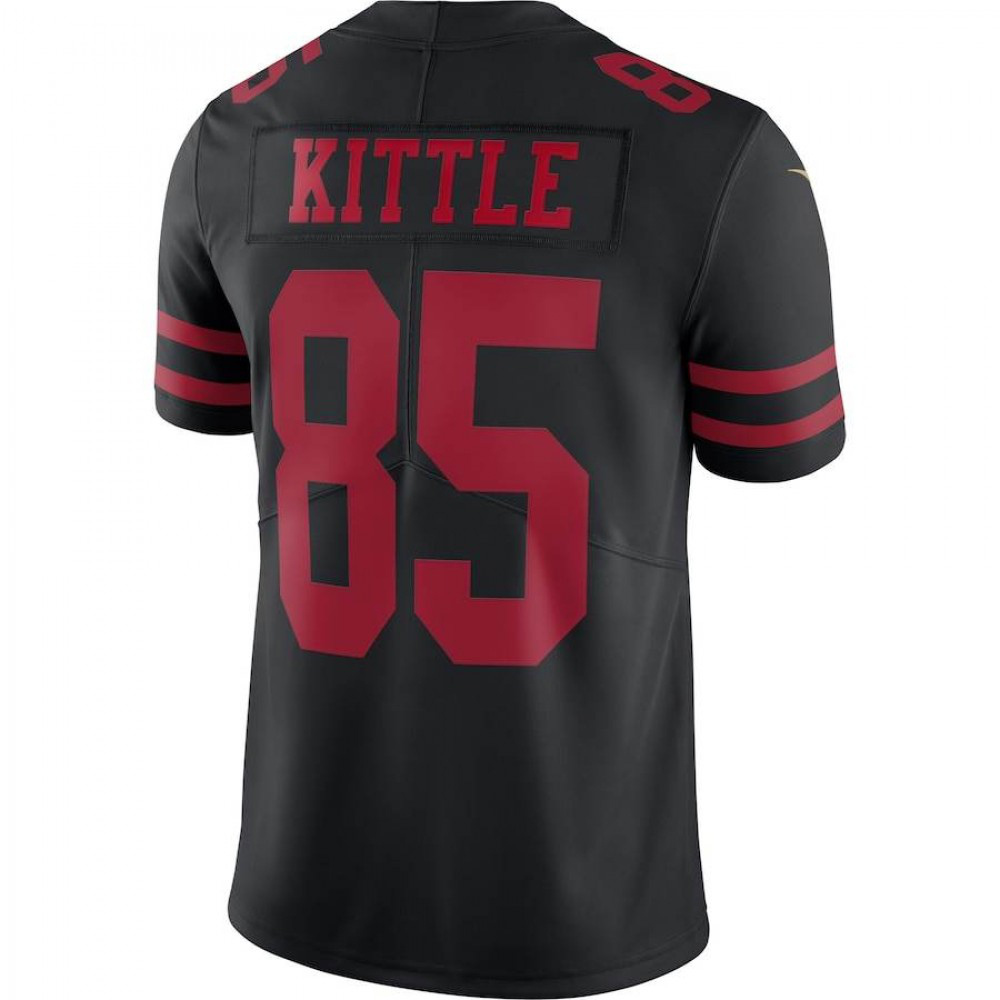 George Kittle San Francisco 49ers Nike Vapor Limited Jersey - Black-League Wear Hub