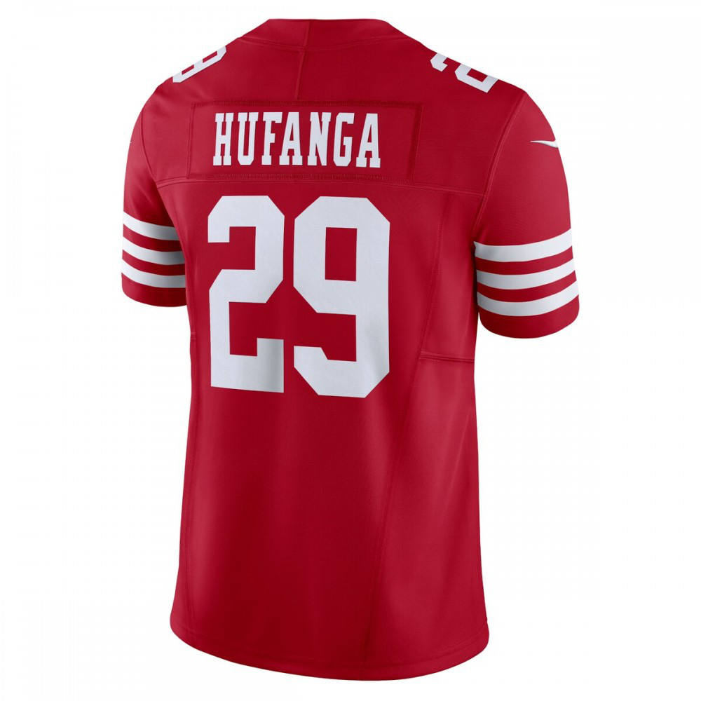 Talanoa Hufanga San Francisco 49ers Nike Vapor F.U.S.E. Limited Jersey - Scarlet-League Wear Hub