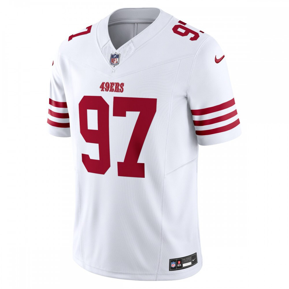 Nick Bosa San Francisco 49ers Nike Vapor F.U.S.E. Limited Jersey - White-League Wear Hub