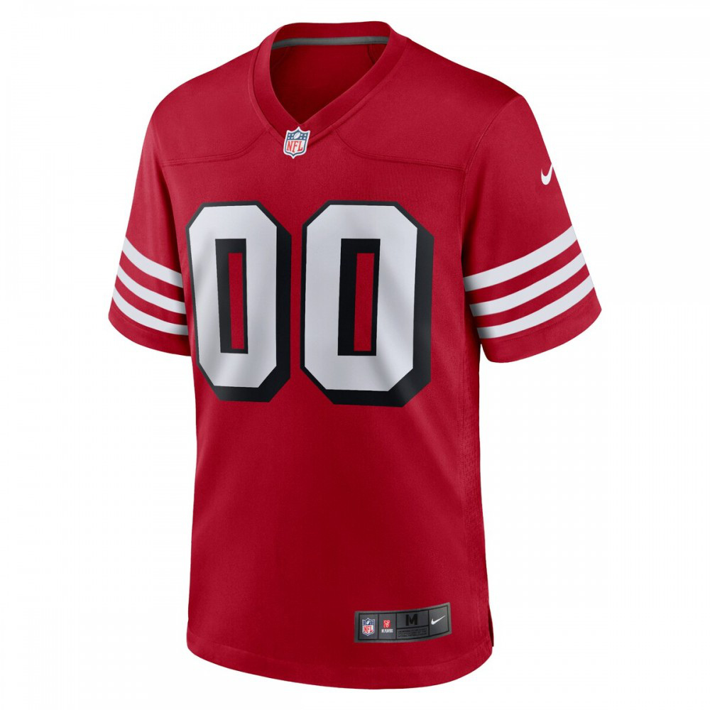 San Francisco 49ers Nike Alternate Custom Game Jersey - Scarlet-League Wear Hub
