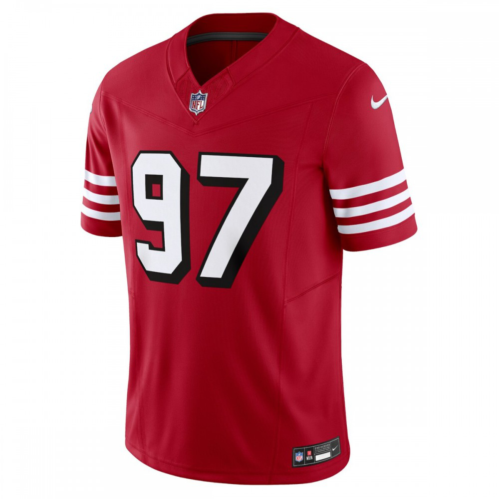 Nick Bosa San Francisco 49ers Nike Vapor F.U.S.E. Limited Alternate 1 Jersey - Scarlet-League Wear Hub