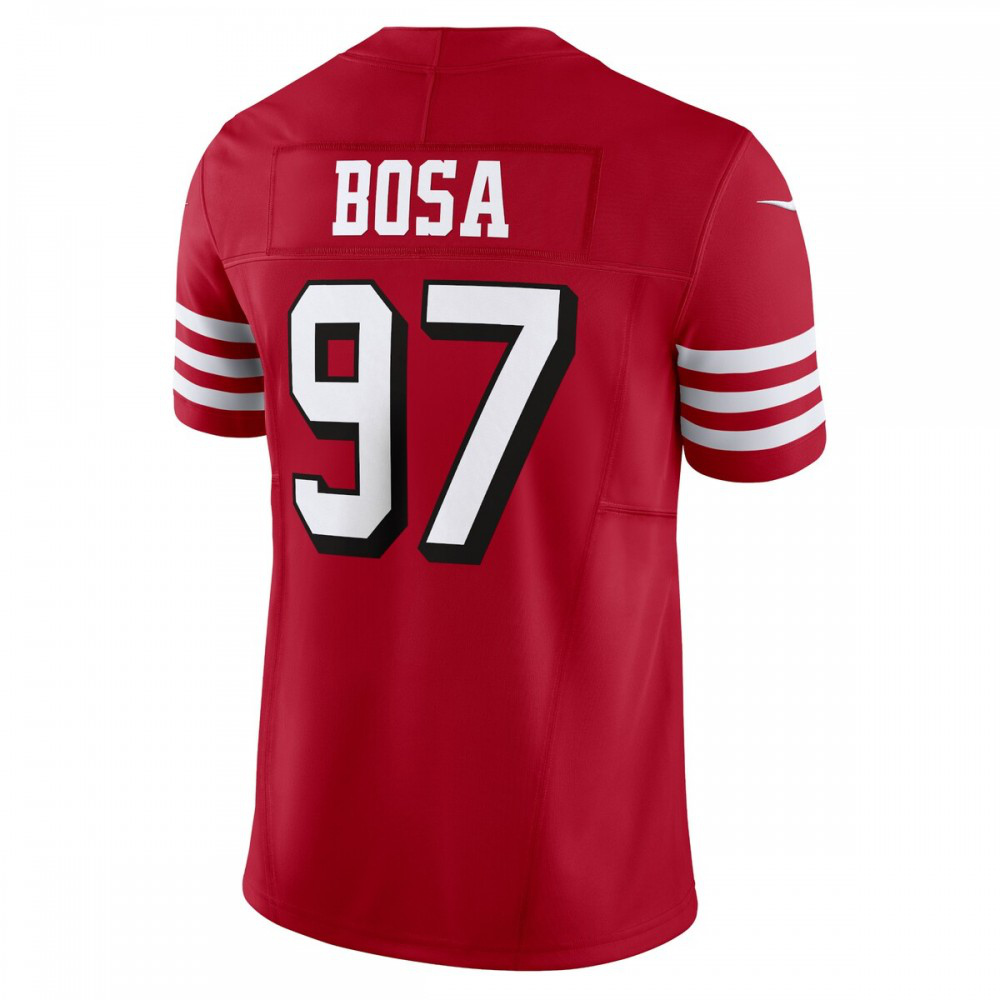 Nick Bosa San Francisco 49ers Nike Vapor F.U.S.E. Limited Alternate 1 Jersey - Scarlet-League Wear Hub