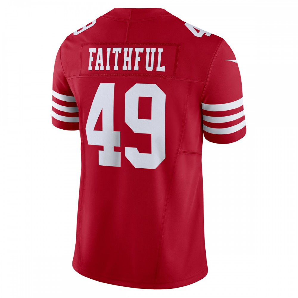 The Faithful San Francisco 49ers Nike Vapor F.U.S.E. Limited Jersey - Scarlet-League Wear Hub