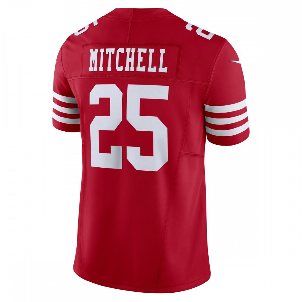 Elijah Mitchell San Francisco 49ers Nike Vapor F.U.S.E. Limited Jersey - Scarlet-League Wear Hub