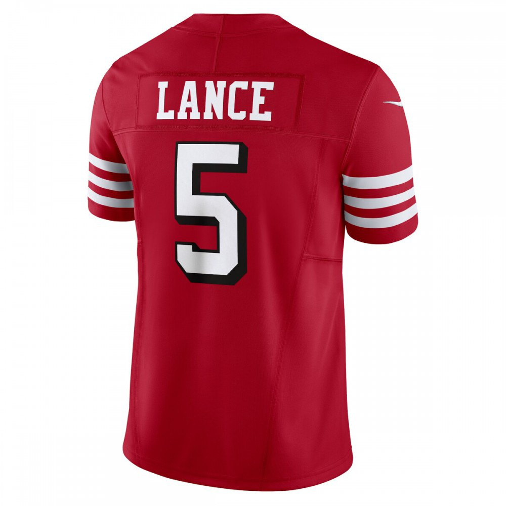 Trey Lance San Francisco 49ers Nike Vapor F.U.S.E. Limited Alternate 1 Jersey - Scarlet-League Wear Hub