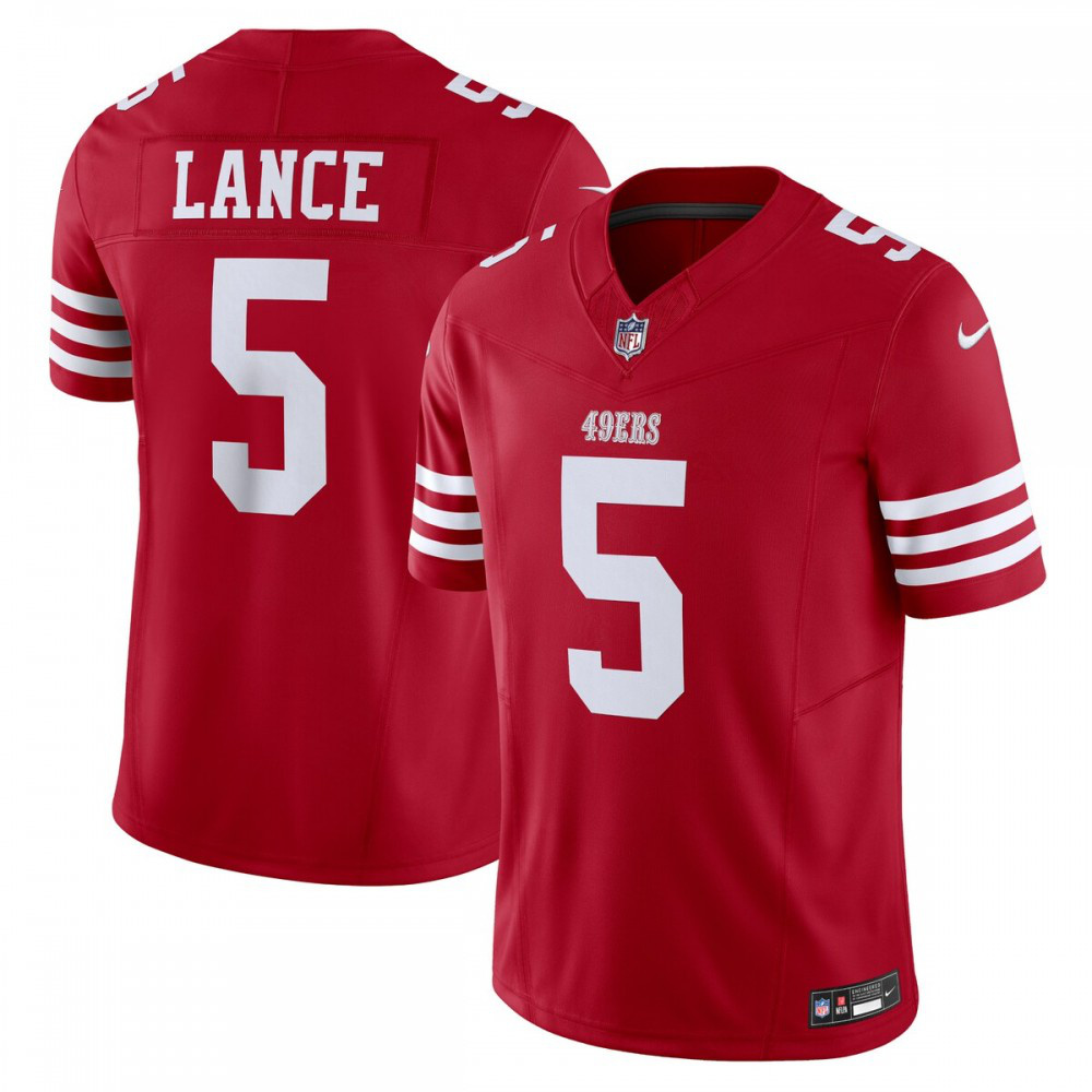 Trey Lance San Francisco 49ers Nike Vapor F.U.S.E. Limited Jersey - Scarlet-League Wear Hub