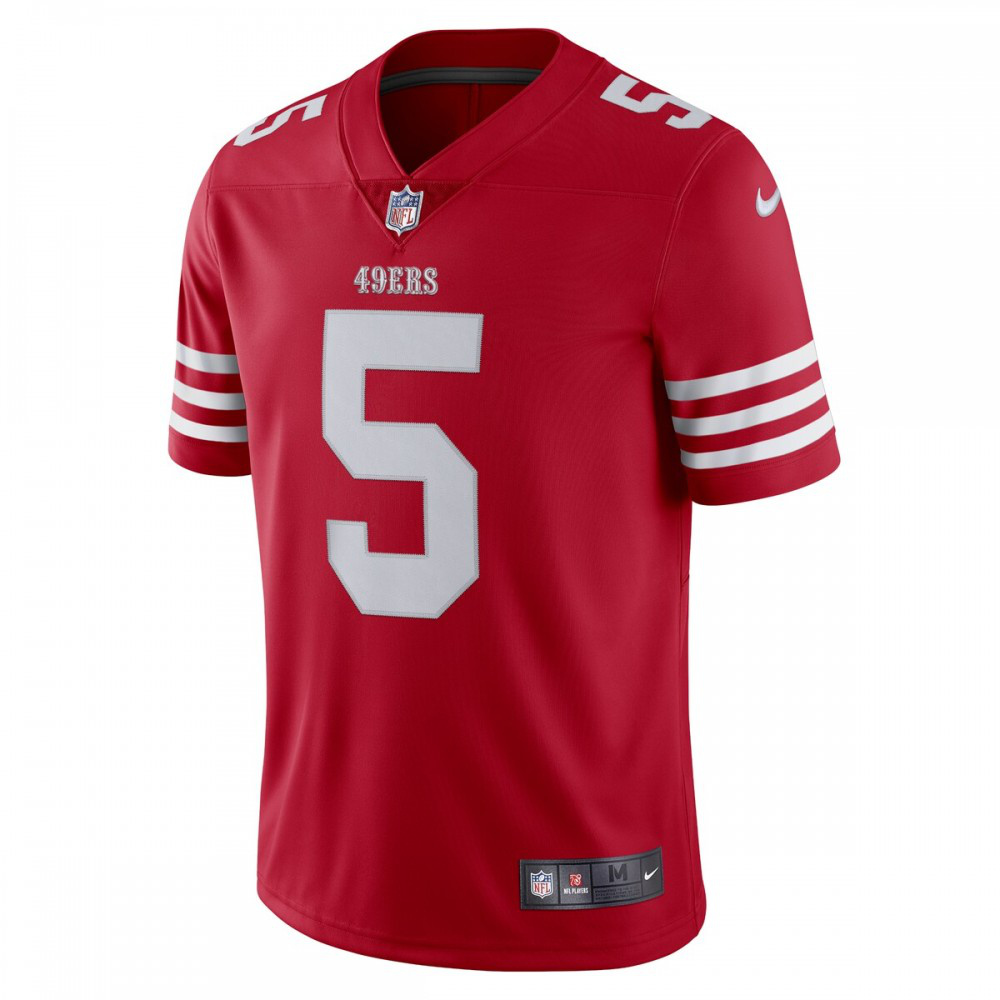 Trey Lance San Francisco 49ers Nike Vapor Limited Jersey - Scarlet-League Wear Hub