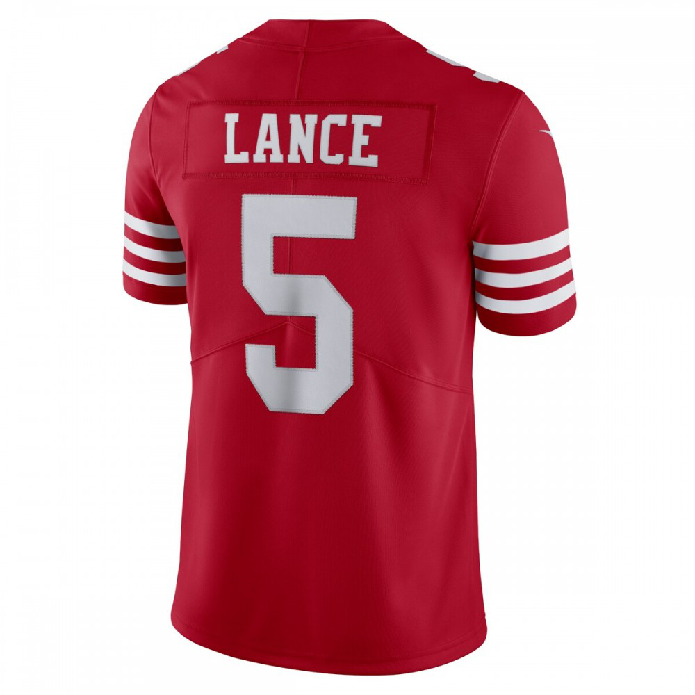 Trey Lance San Francisco 49ers Nike Vapor Limited Jersey - Scarlet-League Wear Hub