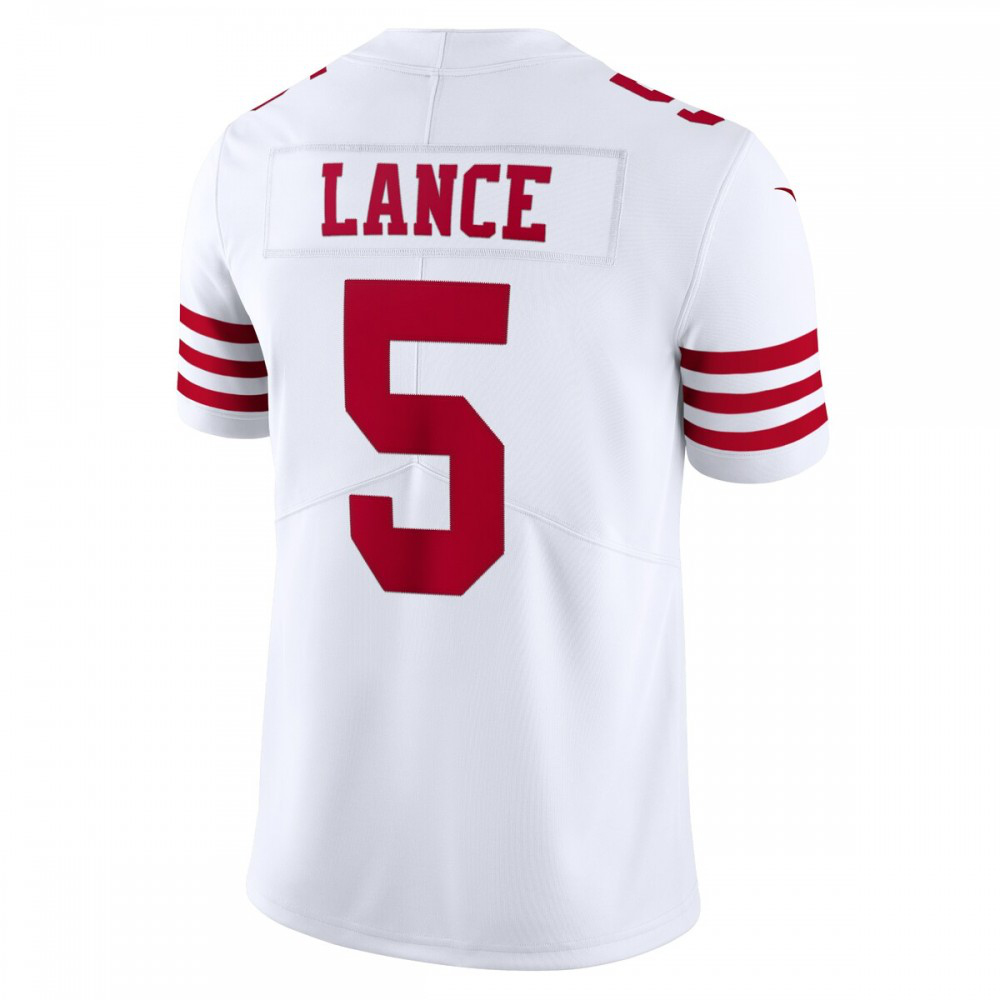 Trey Lance San Francisco 49ers Nike Vapor Limited Jersey - White-League Wear Hub
