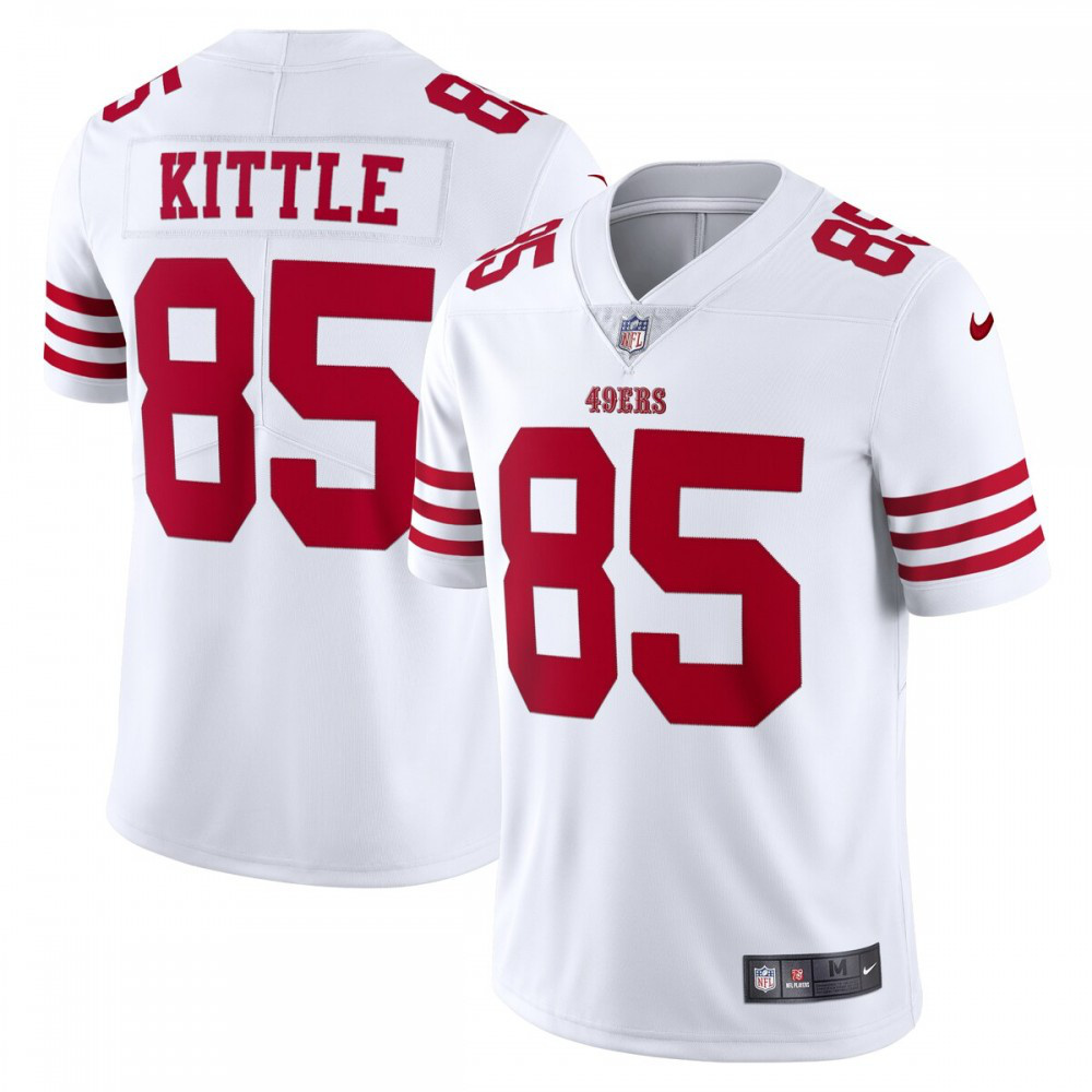 George Kittle San Francisco 49ers Nike Vapor Limited Jersey - White-League Wear Hub
