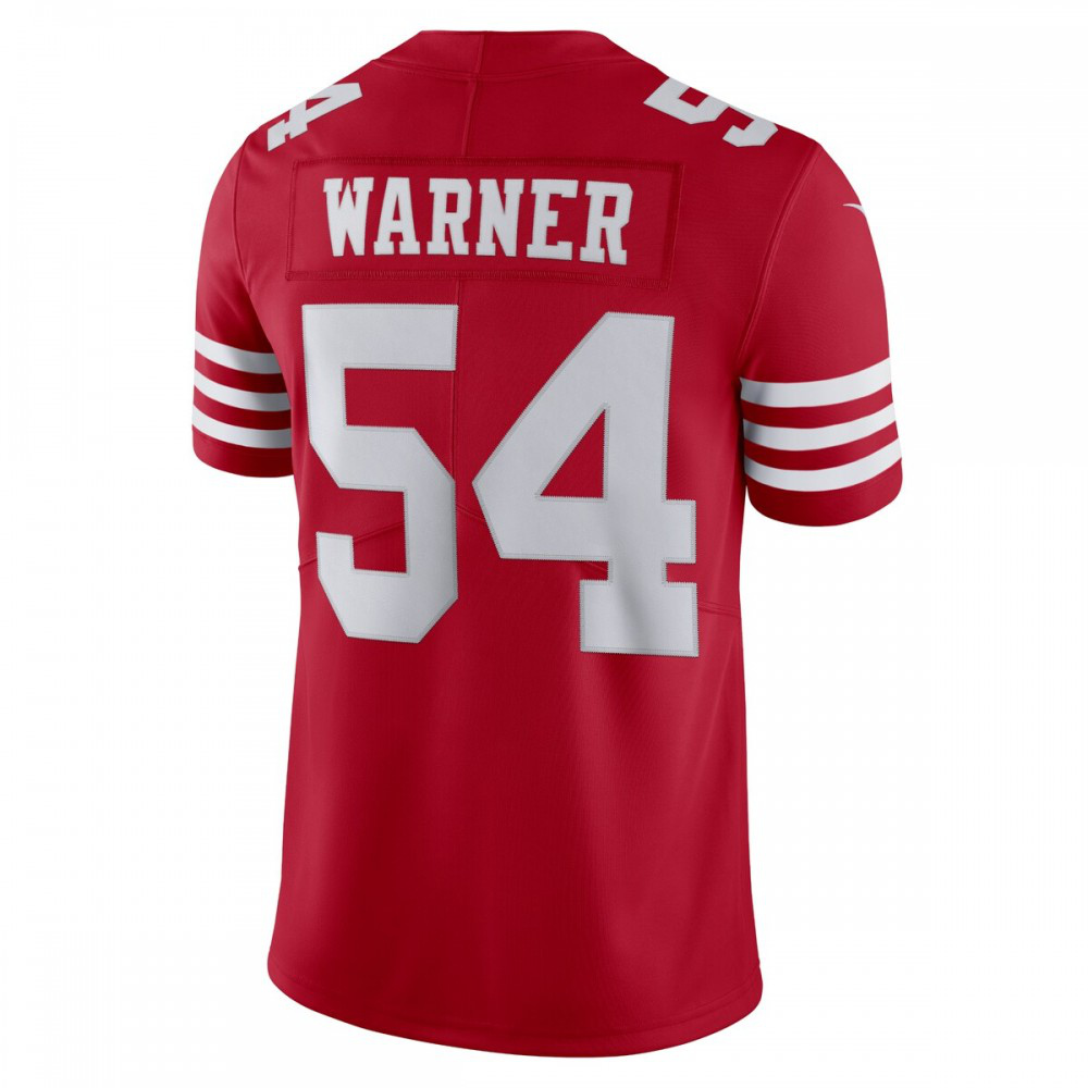 Fred Warner San Francisco 49ers Nike Vapor Limited Jersey - Scarlet-League Wear Hub