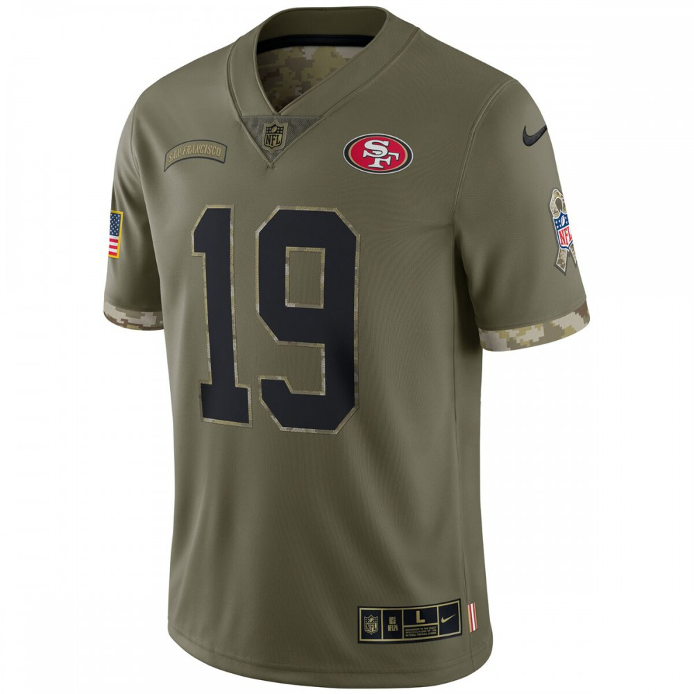 Deebo Samuel San Francisco 49ers Nike 2022 Salute To Service Limited Jersey - Olive-League Wear Hub