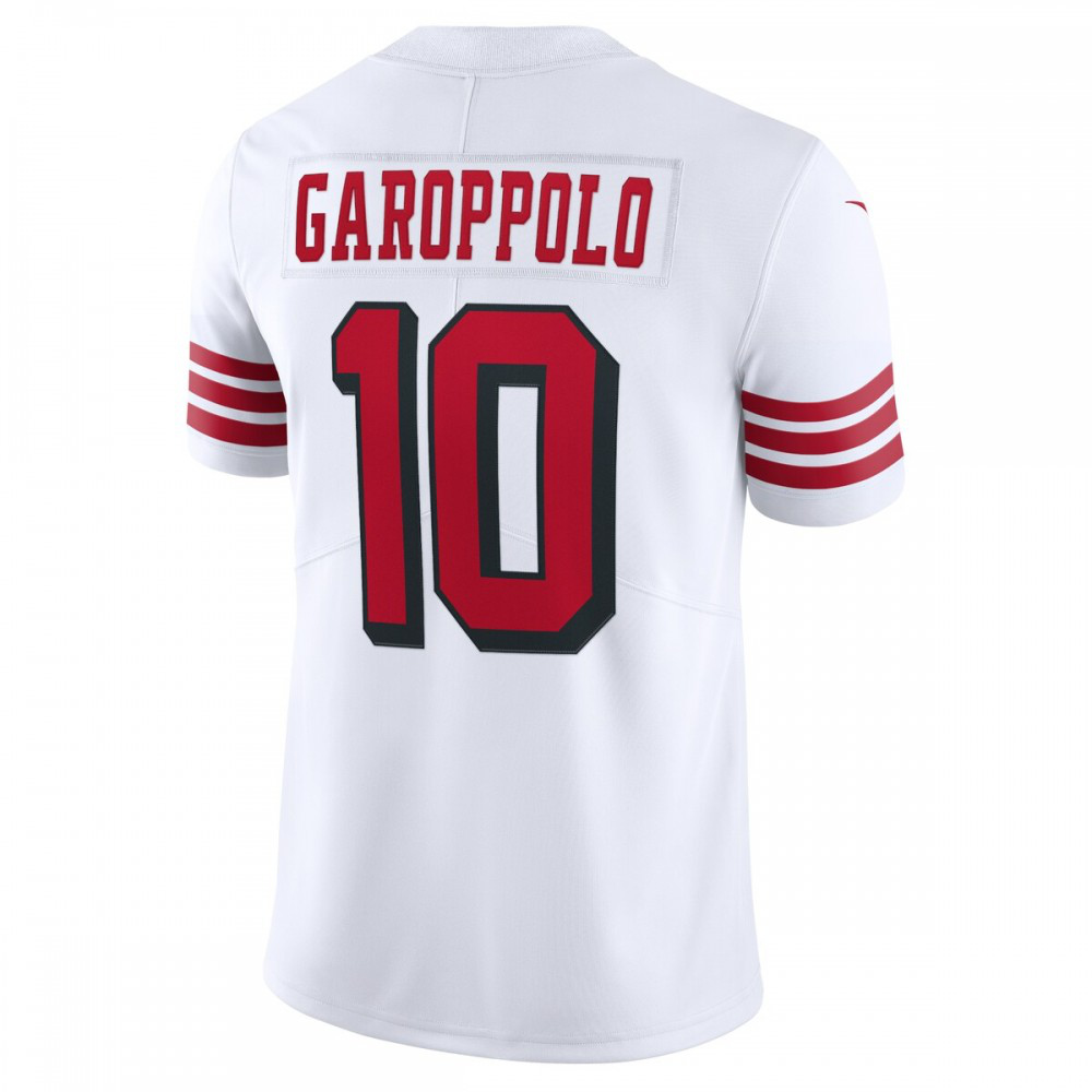 Jimmy Garoppolo San Francisco 49ers Nike 75th Anniversary 2nd Alternate Vapor Limited Jersey - White-League Wear Hub