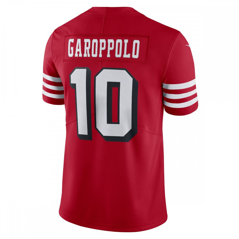 Jimmy Garoppolo San Francisco 49ers Nike Alternate Vapor Limited Jersey - Red-League Wear Hub