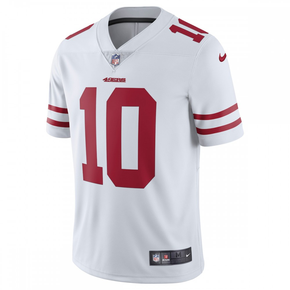 Jimmy Garoppolo San Francisco 49ers Nike Vapor Untouchable Limited Jersey - White-League Wear Hub