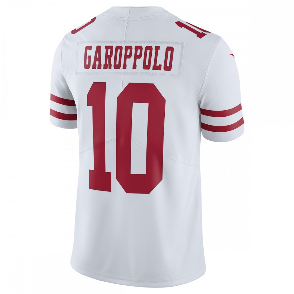 Jimmy Garoppolo San Francisco 49ers Nike Vapor Untouchable Limited Jersey - White-League Wear Hub