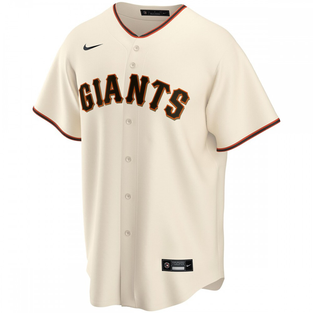 San Francisco Giants Nike Youth Home Replica Custom Jersey - Cream-League Wear Hub