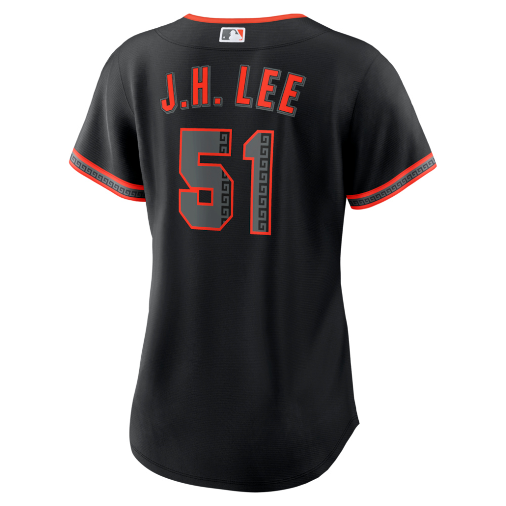 Jung Hoo Lee San Francisco Giants Nike Women's Alternate Replica Jersey - Black-League Wear Hub