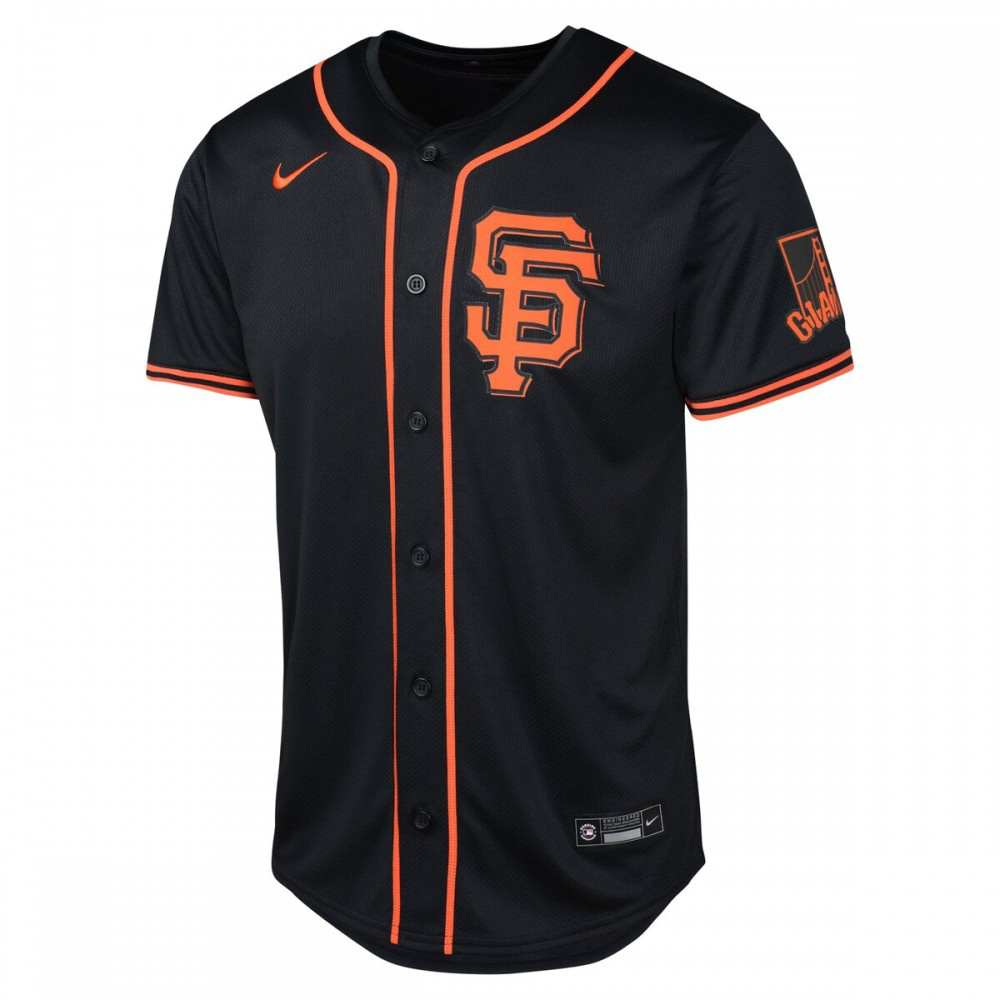 San Francisco Giants Nike Youth Alternate Limited Jersey - Black-League Wear Hub