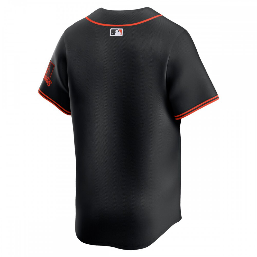 San Francisco Giants Nike Alternate Limited Jersey – Black-League Wear Hub