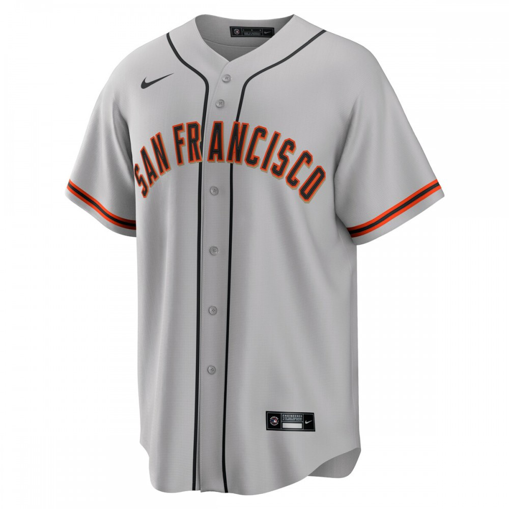 San Francisco Giants Nike Road Replica Team Jersey - Gray-League Wear Hub
