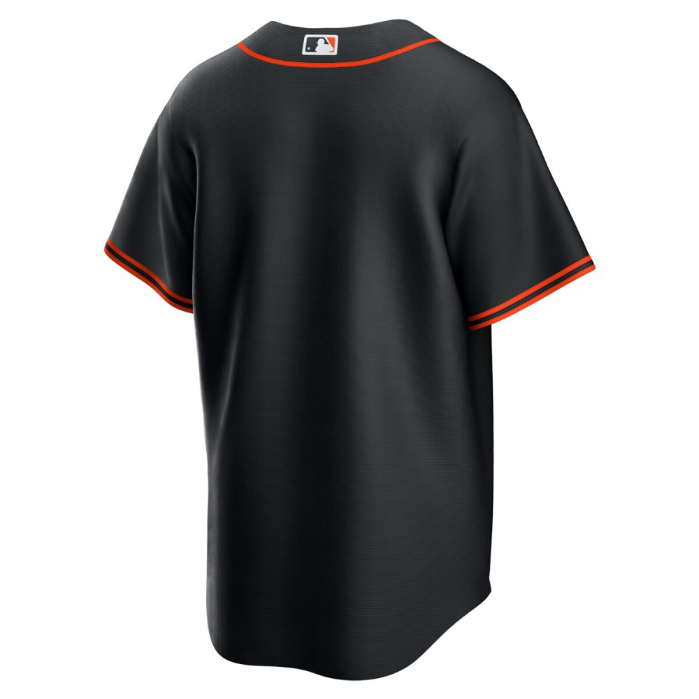 San Francisco Giants Nike Alternate Replica Team Jersey - Black-League Wear Hub