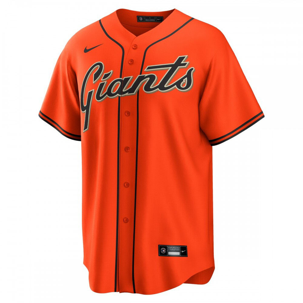 San Francisco Giants Nike Alternate Replica Team Jersey - Orange-League Wear Hub