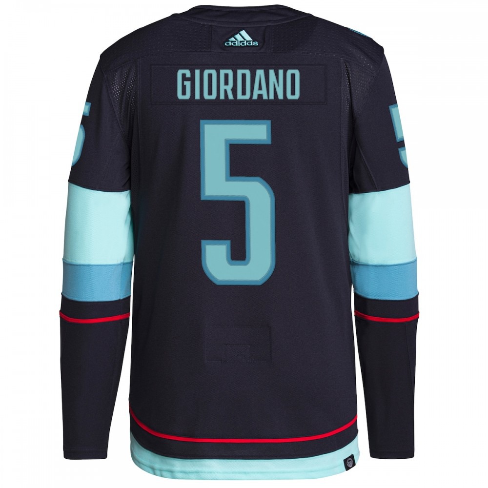 Mark Giordano Seattle Kraken adidas Home Authentic Primegreen Player Jersey - Navy-League Wear Hub