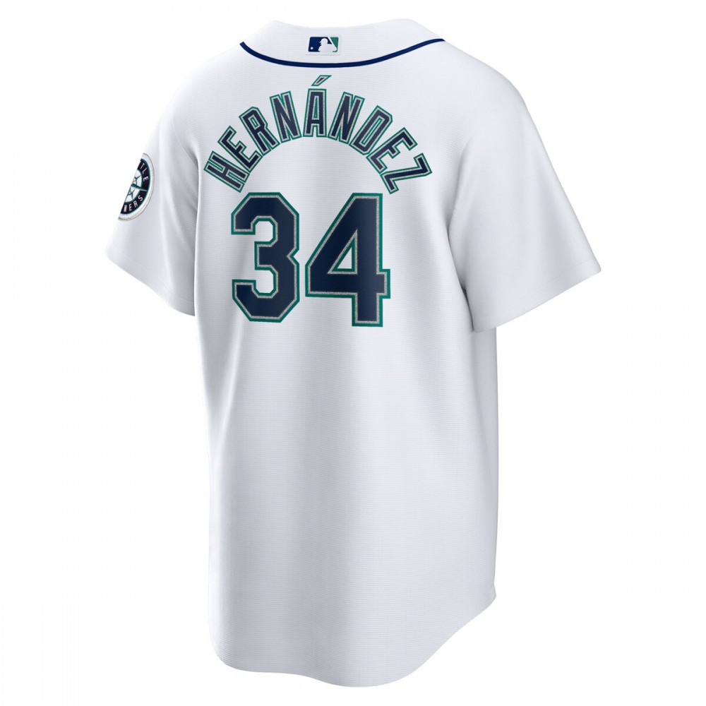 Felix Hernandez Seattle Mariners Nike 2023 Hall of Fame Home Replica Player Jersey - White-League Wear Hub