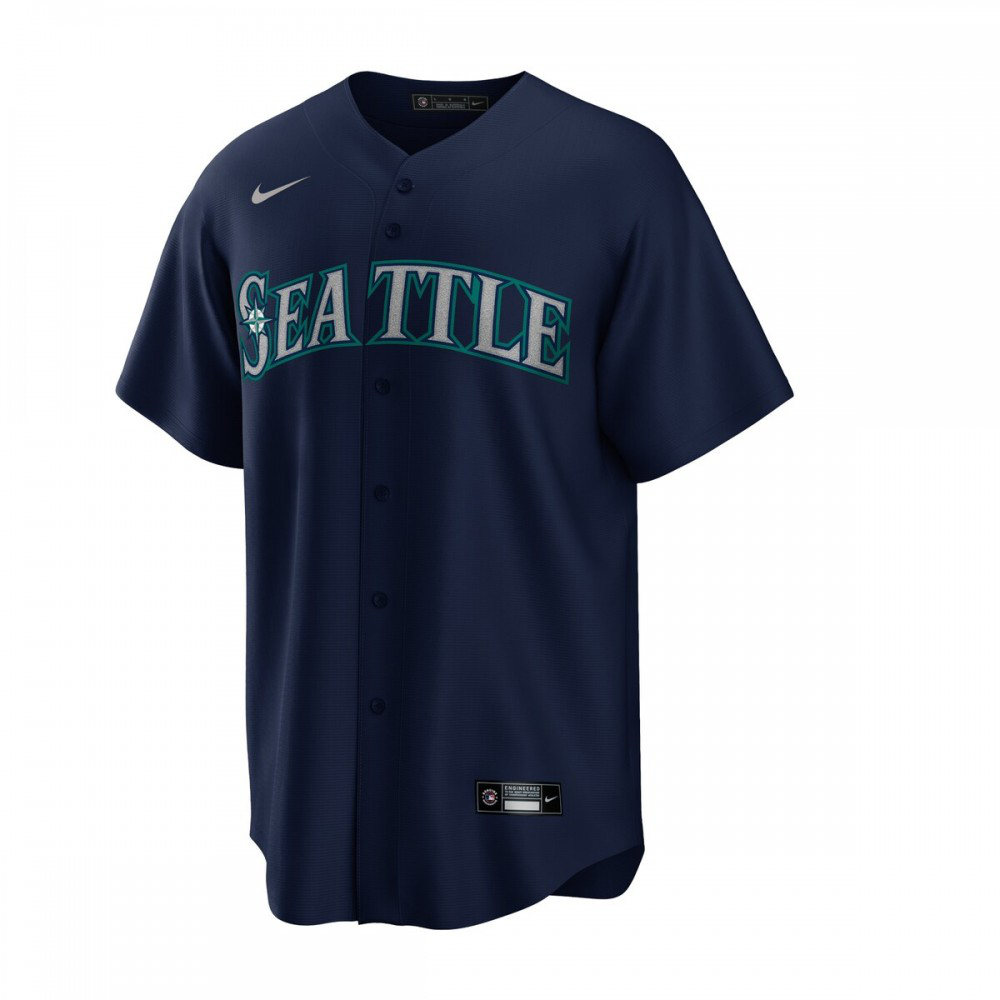 Jesse Winker Seattle Mariners Nike Alternate Replica Player Jersey - Navy-League Wear Hub