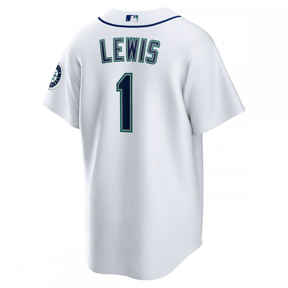 Kyle Lewis Seattle Mariners Nike Replica Player Name Jersey - White-League Wear Hub