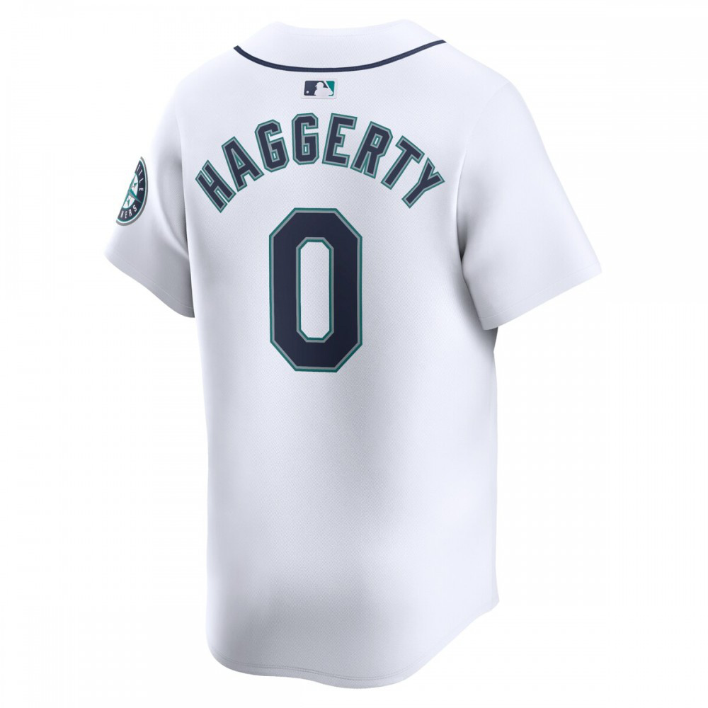 Sam Haggerty Seattle Mariners Nike Home Limited Player Jersey - White-League Wear Hub