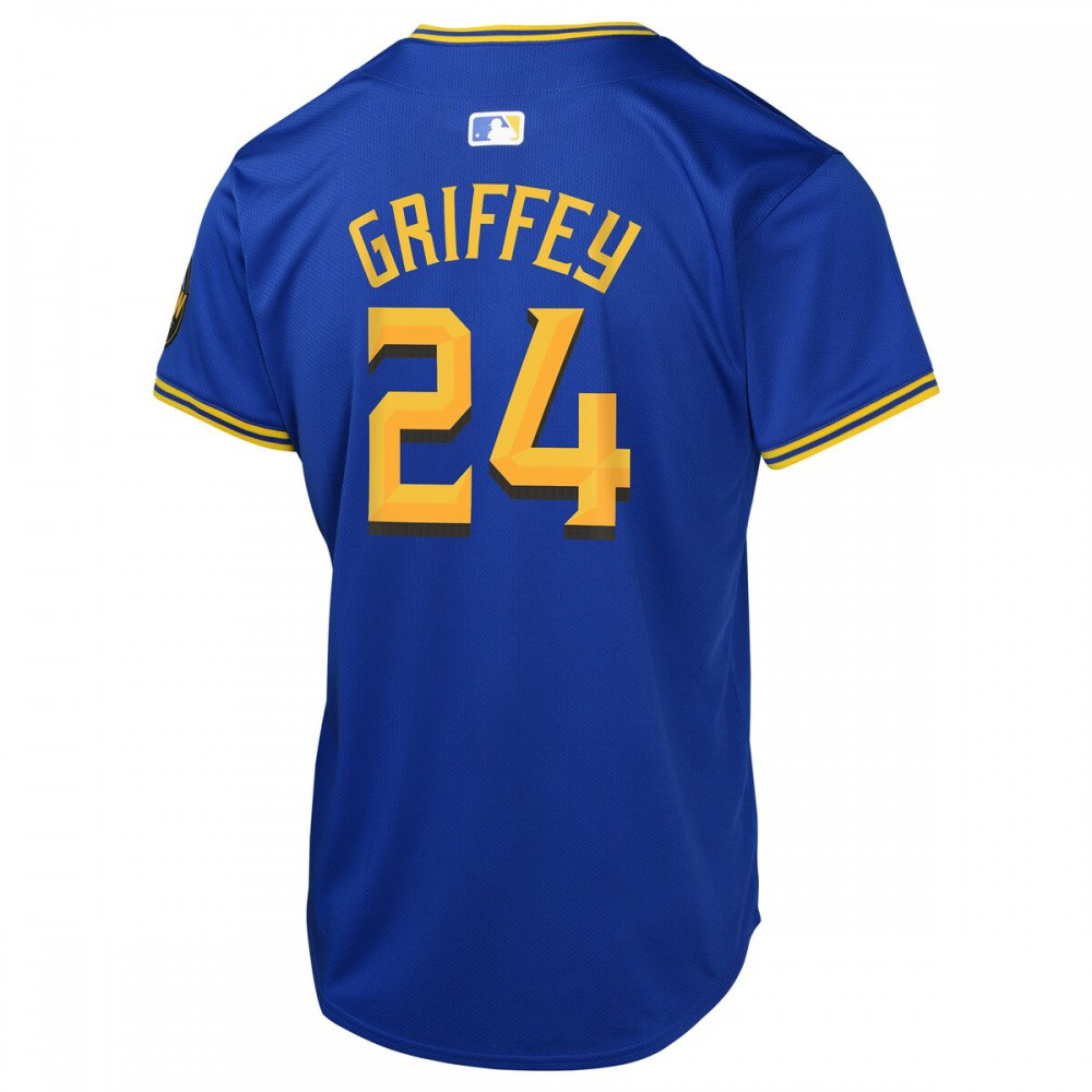 Ken Griffey Jr. Seattle Mariners Nike Youth City Connect Limited Player Jersey - Navy-League Wear Hub