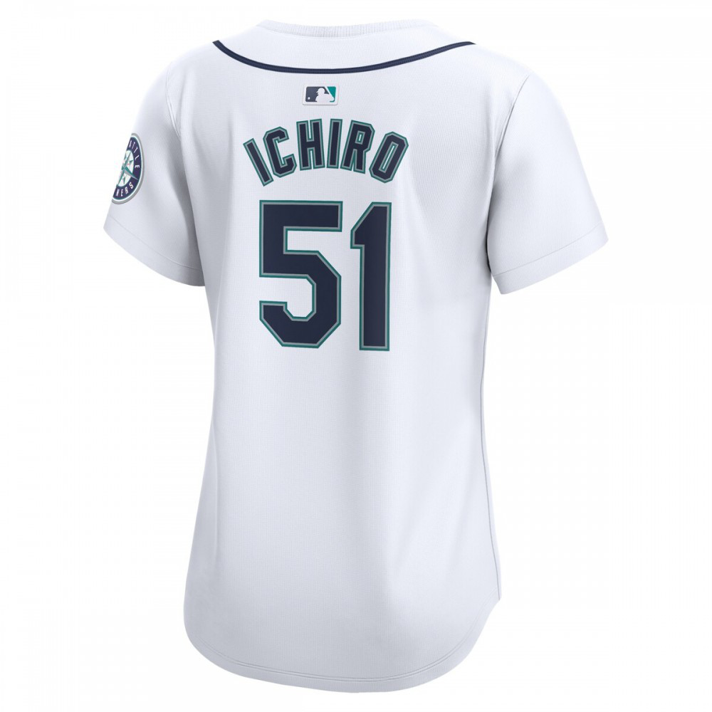 Ichiro Suzuki Seattle Mariners Nike Women's Home Limited Player Jersey - White-League Wear Hub