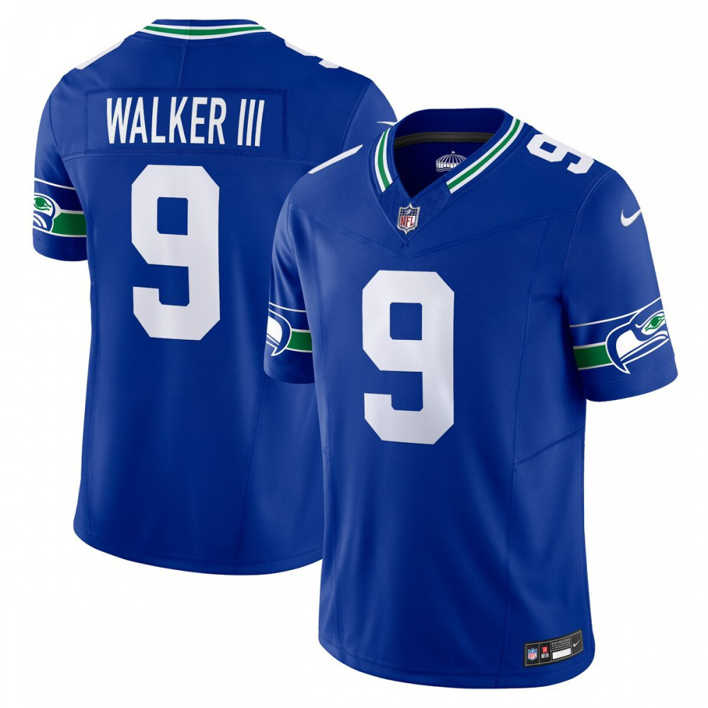 Kenneth Walker III Seattle Seahawks Nike Vapor F.U.S.E. Limited Jersey - Royal-League Wear Hub