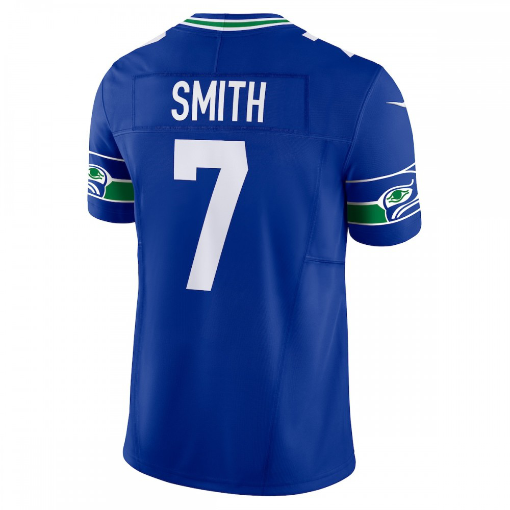 Geno Smith Seattle Seahawks Nike Alternate Vapor F.U.S.E. Limited Jersey - Royal-League Wear Hub