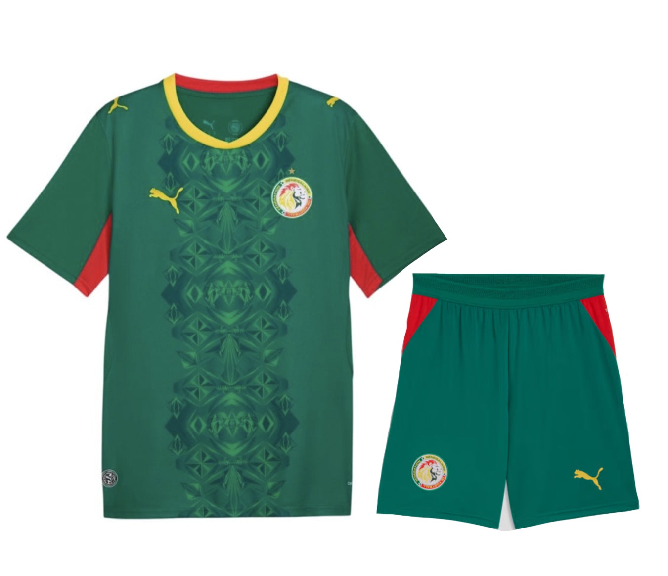 Senegal Kids' Away Kit Jersey Green 26/27-League Wear Hub