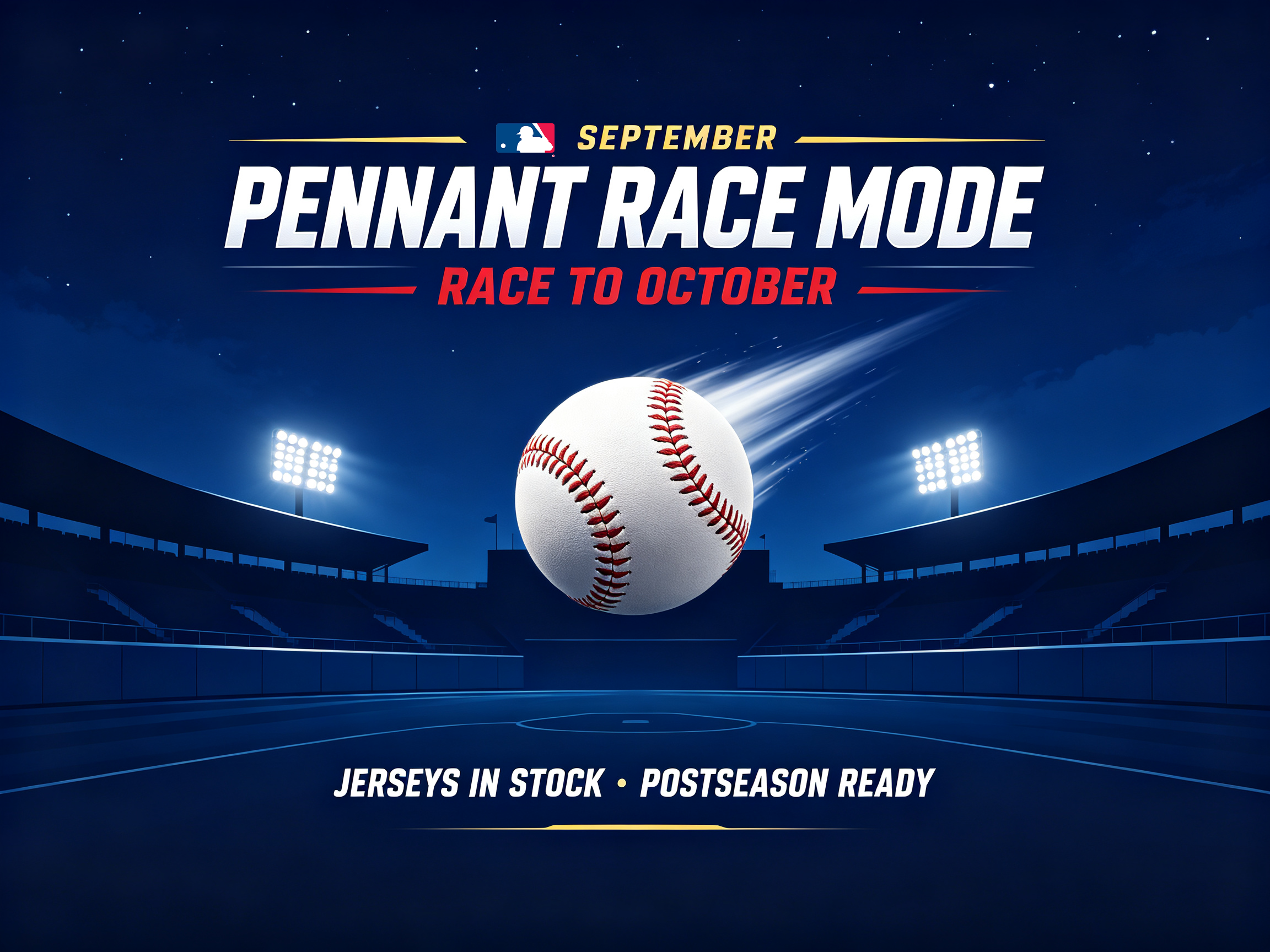 September Baseball Jerseys for the Pennant Race