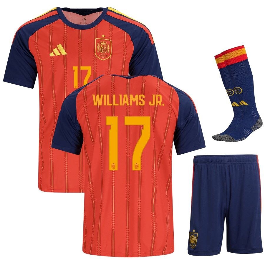 Spain Home Youth Kit 26/27-League Wear Hub