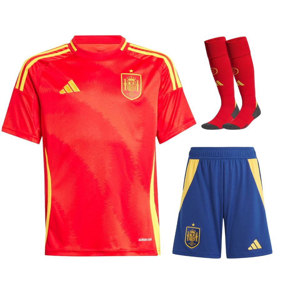 Spain Kids' Home Kit Jersey 24/25-League Wear Hub