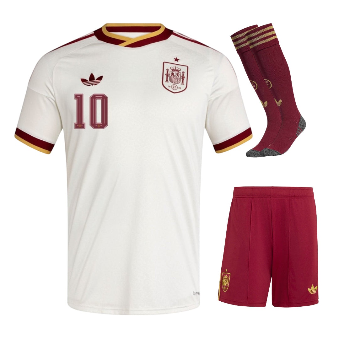 Spain Olmo Kids Away Kit 26/27-League Wear Hub