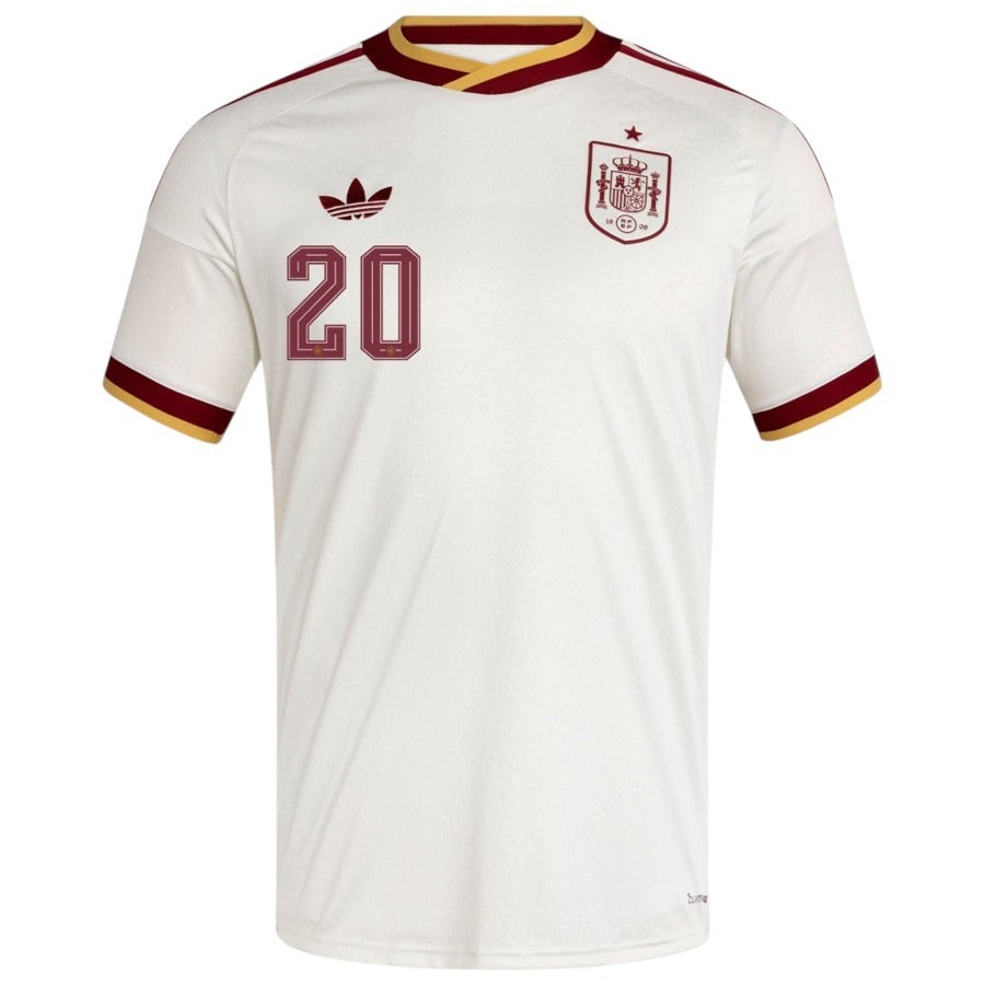 Spain Pedri Men's Away Jersey 26/27-League Wear Hub