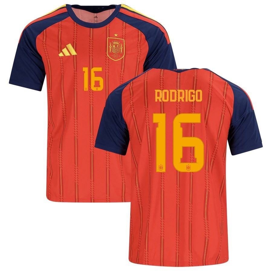 Spain Rodrigo Home Shirt 26/27-League Wear Hub