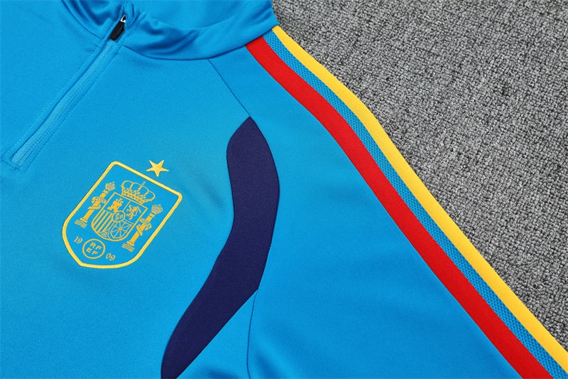 Spain Training Tracksuit Men/Kids 26/27 Blue-League Wear Hub