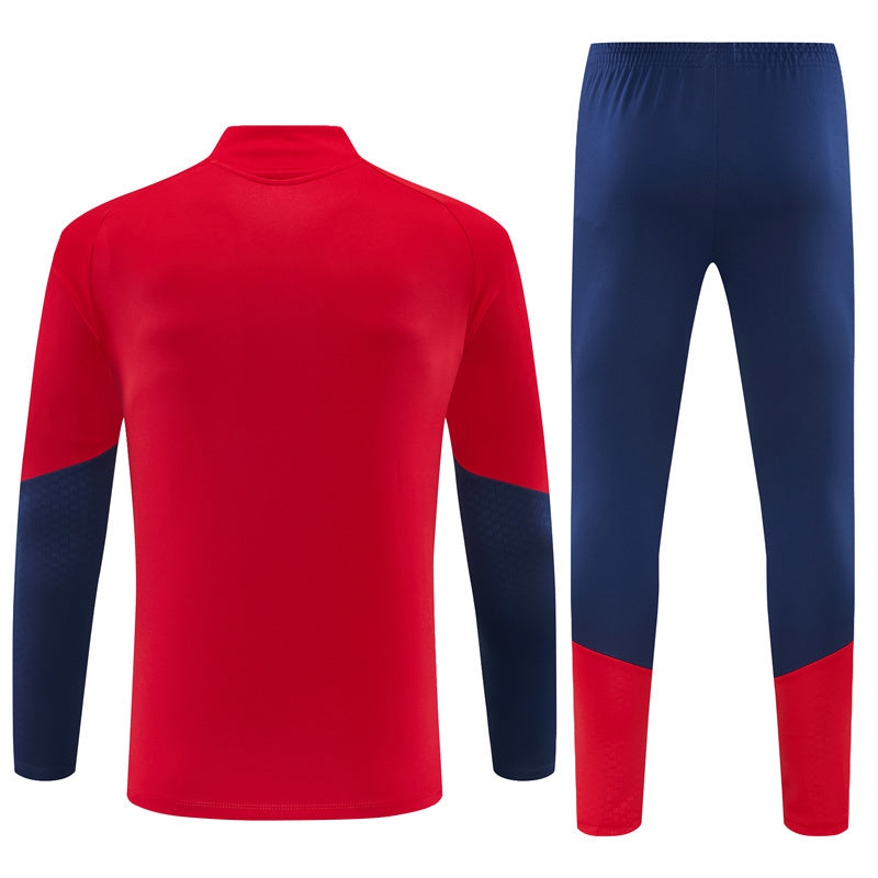 Spain Training Tracksuit Men/Kids 26/27 Red-League Wear Hub