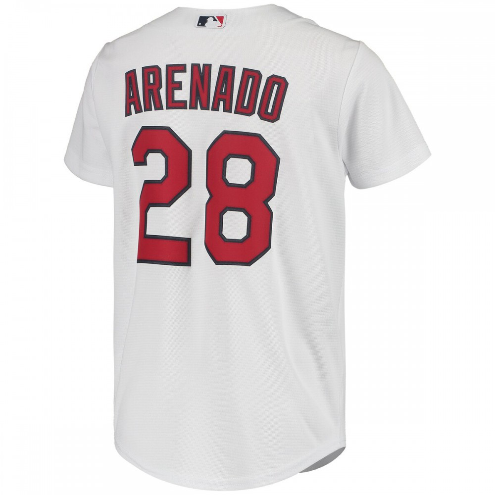 Nolan Arenado St. Louis Cardinals Nike Youth Alternate Replica Player Jersey - White-League Wear Hub